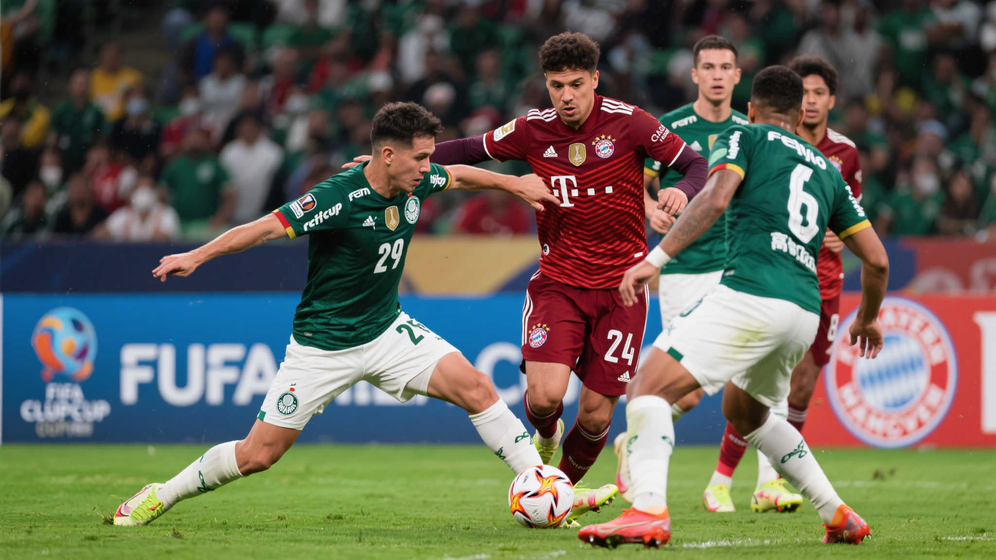 世俱杯首轮高压逼抢数据：拜仁29次领跑，帕尔梅拉紧随其后